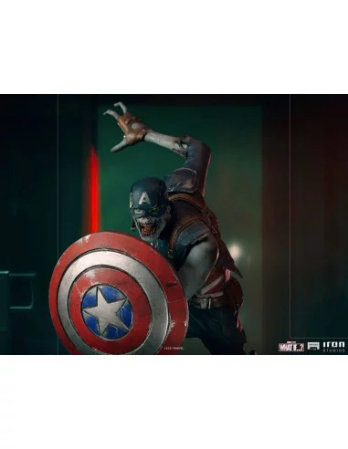 es::What If...? Estatua 1/10 Art Scale Captain America Zombie 22 cm