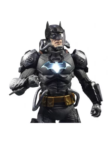 es::DC Multiverse Figura Batman Hazmat Suit Gold Label Light Up Batman Symbol 18 cm 
