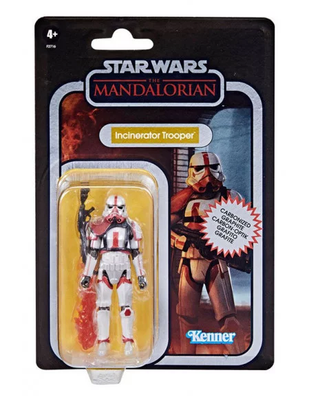 es::Star Wars The Mandalorian Vintage Collection Carbonized Figura 2021 Incinerator Trooper 10 cm