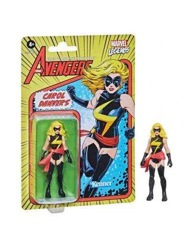 es::Marvel Legends Retro Figura Carol Danvers 9,5 cm