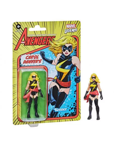 es::Marvel Legends Retro Figura Carol Danvers 9,5 cm
