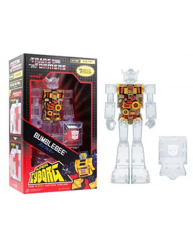 es::Transformers Figura Super Cyborg Bumblebee Clear 28 cm. 