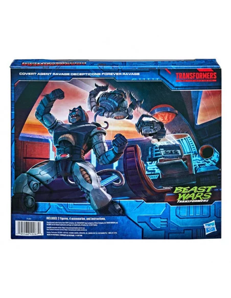 es::Beast Wars: Transformers WFC Deluxe Figuras Covert Agent Ravage & Decepticon Forever Ravage 