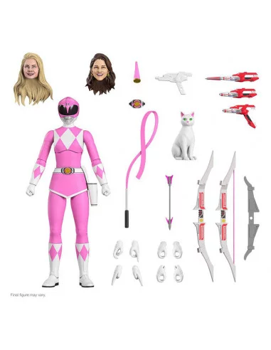 es::Mighty Morphin Power Rangers Galácticos Figura Ultimates Pink Ranger 18 cm