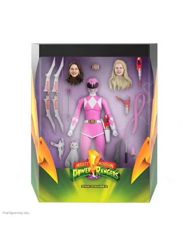 es::Mighty Morphin Power Rangers Galácticos Figura Ultimates Pink Ranger 18 cm
