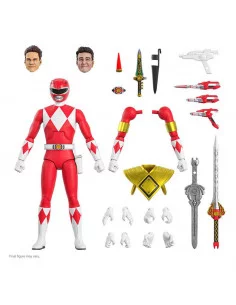 es::Mighty Morphin Power Rangers Galácticos Figura Ultimates Red Ranger 18 cm 