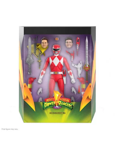 es::Mighty Morphin Power Rangers Galácticos Figura Ultimates Red Ranger 18 cm 