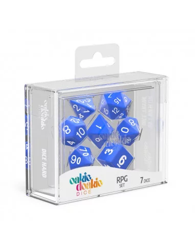 es::Oakie Doakie Dice Dados RPG-Set Solid-Azul 7