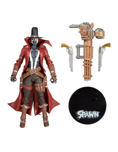 es::Spawn Figura Gunslinger Gatling Gun 18 cm 