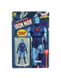 es::Marvel Legends Retro Figura Stealth Iron Man The Invicible Iron Man 10 cm 2