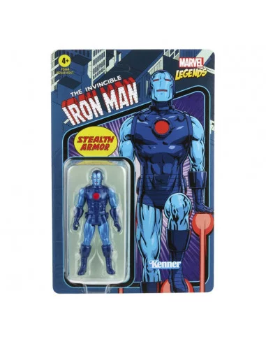 es::Marvel Legends Retro Figura Stealth Iron Man The Invicible Iron Man 10 cm
