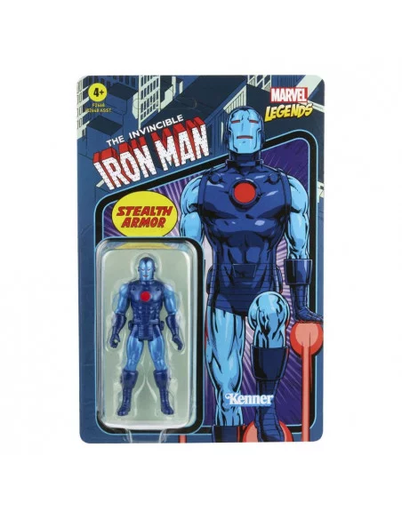es::Marvel Legends Retro Figura Stealth Iron Man The Invicible Iron Man 10 cm