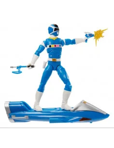 es::Power Rangers in Space Lightning Collection Figura Blue Ranger & Galaxy Glider 15 cm 2