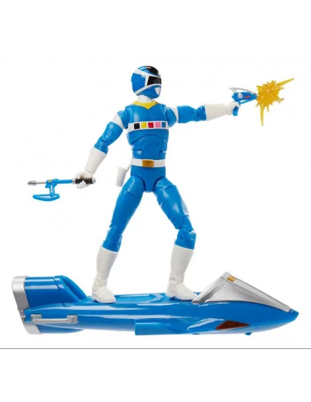 es::Power Rangers in Space Lightning Collection Figura Blue Ranger & Galaxy Glider 15 cm