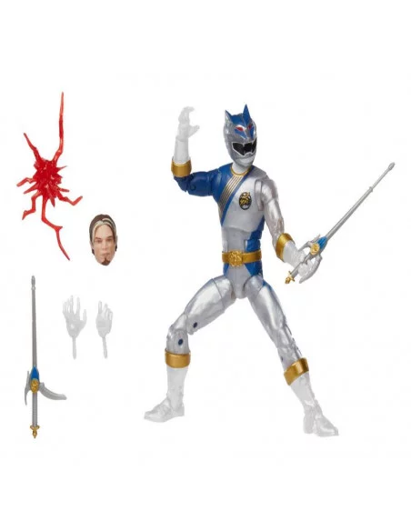 es::Power Rangers Wild Force Lightning Collection Figura Lunar Wolf Ranger 15 cm