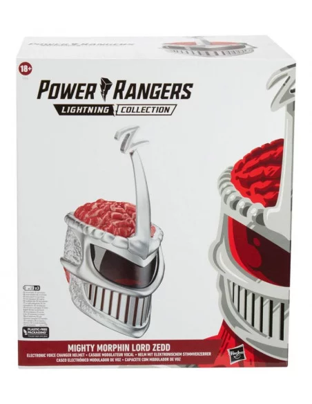 es::Mighty Morphin Power Rangers Lightning Collection Casco electrónico modulador de voz de Lord Zedd