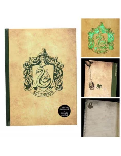 es::Harry Potter Libreta Slytherin con luz 2