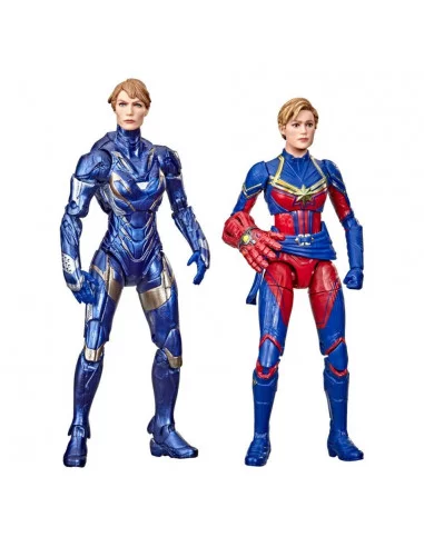 es::The Infinity Saga Marvel Legends Series Pack de 2 Figuras 2021 Captain Marvel & Rescue Armor 15 cm Endgame
