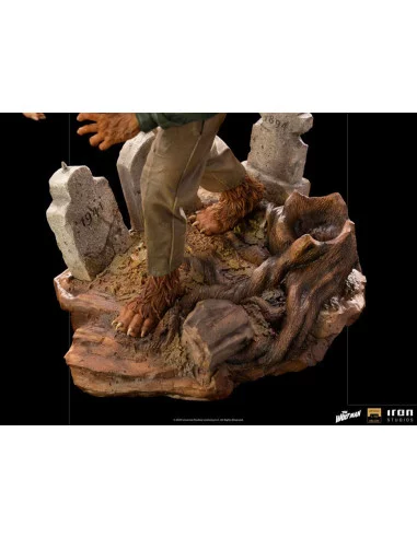 es::Universal Monsters Estatua 1/10 Deluxe Art Scale The Wolf Man 21 cm