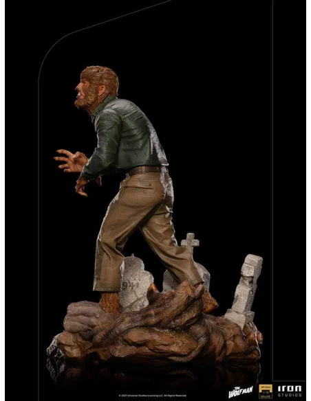 es::Universal Monsters Estatua 1/10 Deluxe Art Scale The Wolf Man 21 cm