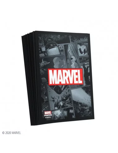 es::Marvel Champions Sleeves Marvel Black