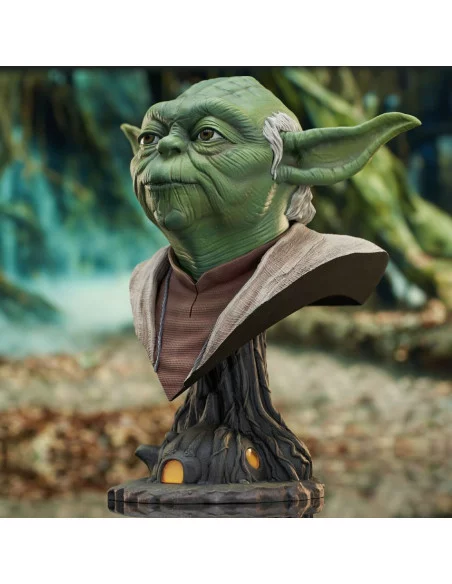 es::Star Wars: The Empire Strikes Back in 3D Busto 1/2 Yoda Legends 23 cm