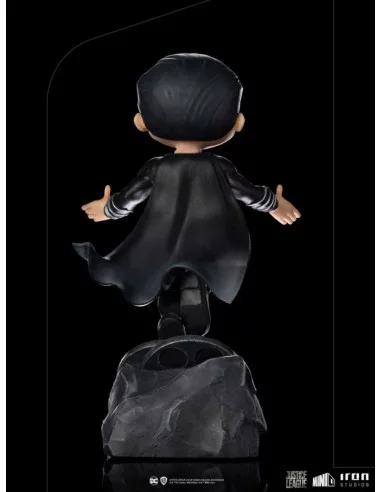 es::Justice League Minifigura Mini Co. Deluxe Superman Black Suit 18 cm