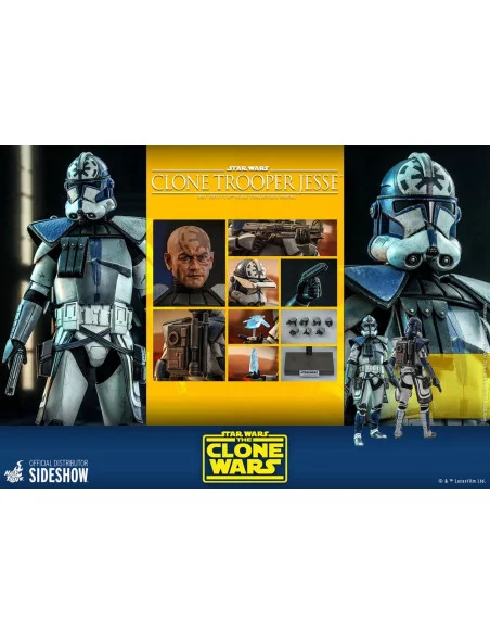 es::Star Wars The Clone Wars Figura 1/6 Clone Trooper Jesse 30 cm