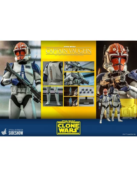 es::Star Wars The Clone Wars Figura 1/6 Captain Vaughn 30 cm