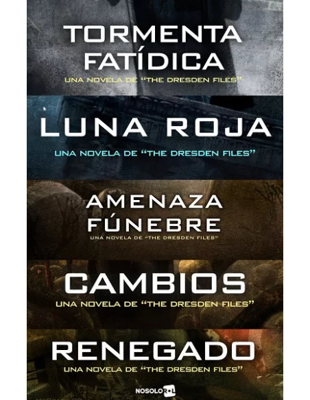es::The Dresden Files - Pack 5 novelas