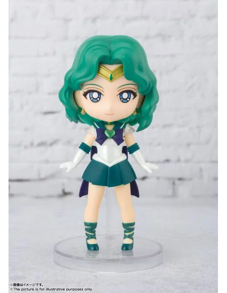 es::Sailor Moon Eternal Figura Figuarts mini Super Sailor Neptune Eternal Edition 9 cm