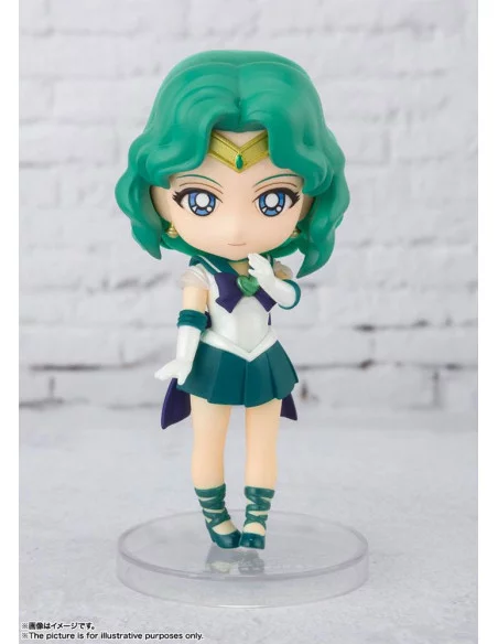 es::Sailor Moon Eternal Figura Figuarts mini Super Sailor Neptune Eternal Edition 9 cm