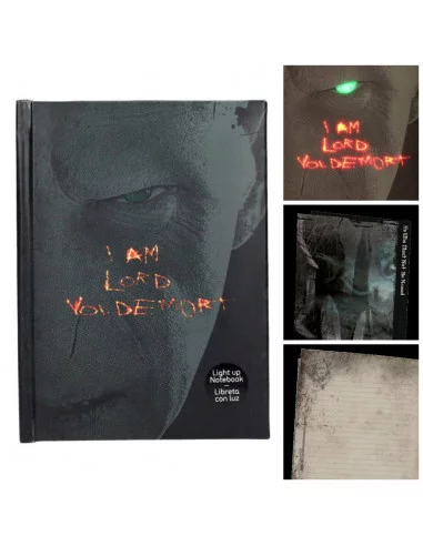 es::Harry Potter Libreta Lord Voldemort con luz