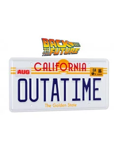 es::Back To The Future Replica 1/1 ´Outatime´ DeLorean Matrícula