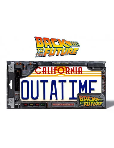 es::Back To The Future Replica 1/1 ´Outatime´ DeLorean Matrícula
