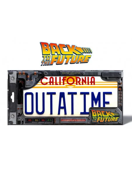 es::Back To The Future Replica 1/1 ´Outatime´ DeLorean Matrícula