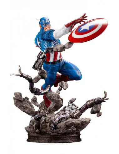 es::Marvel Comics Fine Art Estatua 1/6 Captain America 36 cm