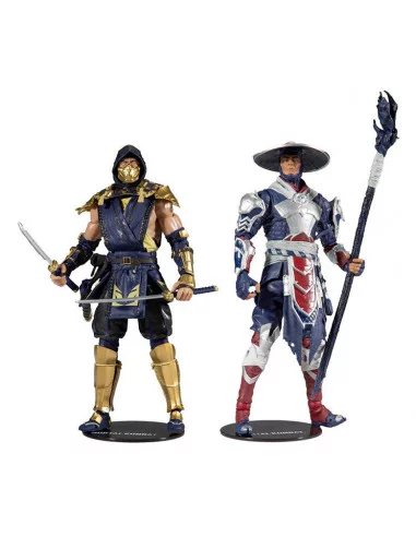 es::Mortal Kombat Pack 2 Figuras Scorpion & Raiden 18 cm