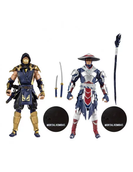 es::Mortal Kombat Pack 2 Figuras Scorpion & Raiden 18 cm