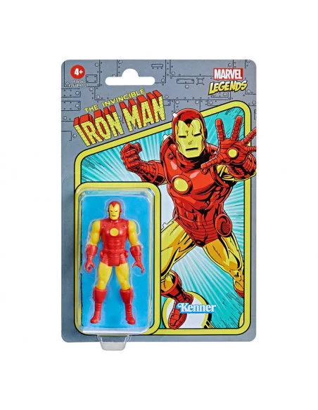 es::Marvel Legends Retro Figura Iron Man 10 cm