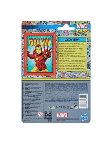 es::Marvel Legends Retro Figura Iron Man 10 cm