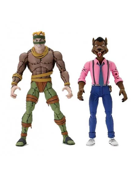 es::Tortugas Ninja Pack de 2 Figuras Rat King & Vernon 18 cm