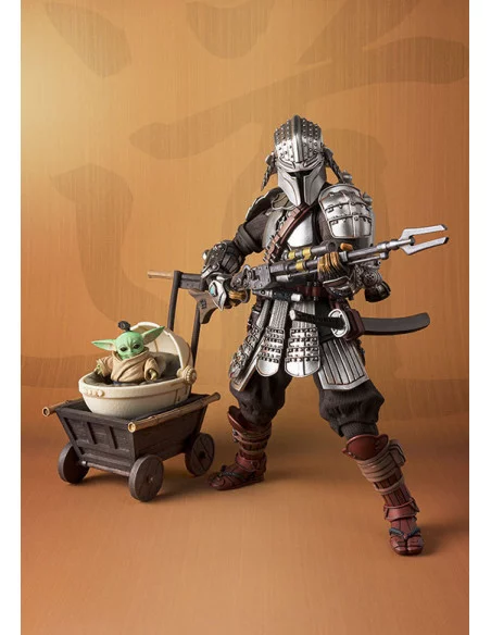 es::Star Wars Ronin Mandalorian y Grogu Beskar Armor Figuras Meisho Movie Realization