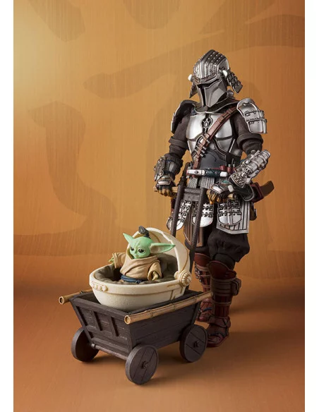 es::Star Wars Ronin Mandalorian y Grogu Beskar Armor Figuras Meisho Movie Realization