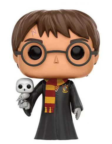 es::Harry Potter POP! Movies Vinyl Figura Harry with Hedwig 9 cm