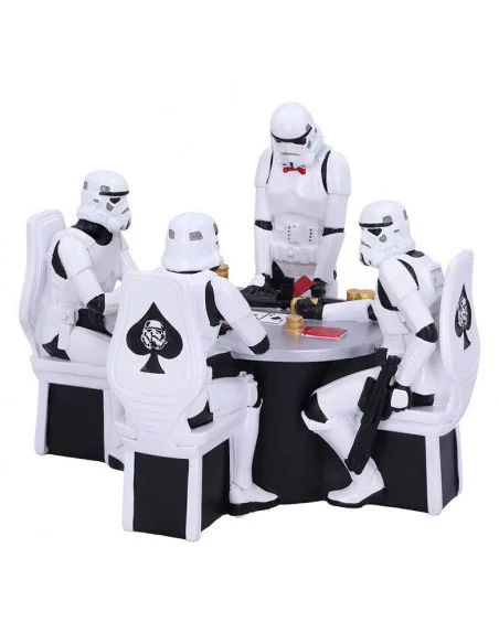 es::Star Wars Diorama Stormtrooper Poker Face 18 cm