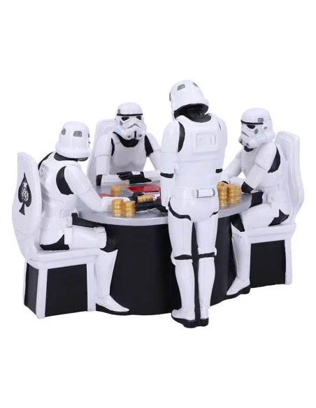 es::Star Wars Diorama Stormtrooper Poker Face 18 cm