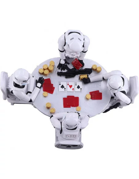 es::Star Wars Diorama Stormtrooper Poker Face 18 cm