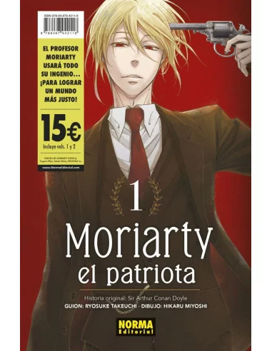 es::Pack de iniciación. Moriarty el Patriota 01+02