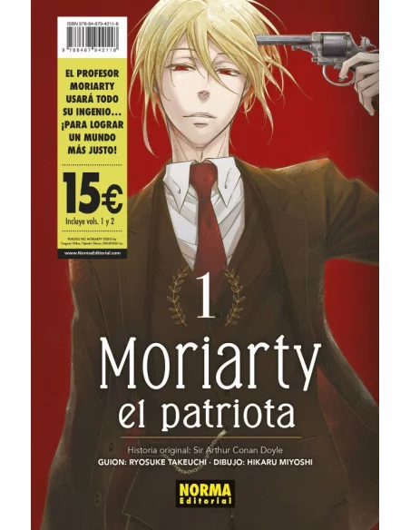 es::Pack de iniciación. Moriarty el Patriota 01+02